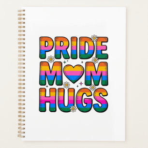 Stolz-Mutter-Umarmer Vintage-Regenbogen-Vektor-Des Planer