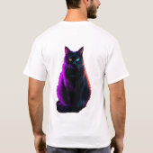 Stolz Neonkatze T-Shirt (Rückseite)