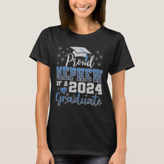 Stolz Nephew von 2024 Graduate Phantastisch Family T-Shirt