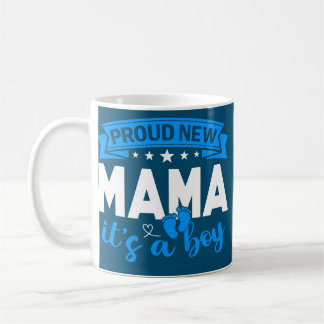 Stolz neue Mama Es ist ein Junge Geschlecht offenb Kaffeetasse