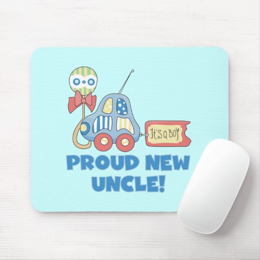 Stolz neuer Onkel Es ist ein Boy Tshirts und Gesch Mousepad (Mit Mouse)