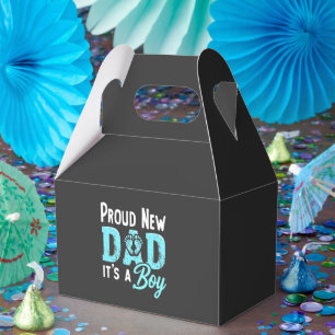 Stolz neuer Papa Es ist ein Vater für das weiblich Geschenkschachtel