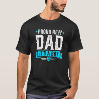 Stolz neuer Papa Es ist eine junge Baby-Ankündigun T-Shirt