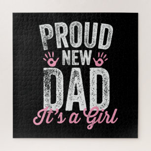 Stolz neuer Vater Es ist ein Mädchen Geschenke Vat Puzzle