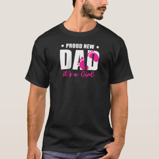 Stolz neuer Vater Es ist ein Mädchen Vater Vater z T-Shirt