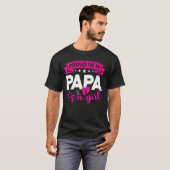 Stolz New Papa Es ist ein Mädchen Geschlecht offen T-Shirt (Vorne ganz)