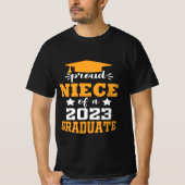 Stolz NIECE einer Klasse von 2023 Graduate Modern T-Shirt (Vorderseite)