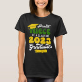 Stolz NIECE einer Klasse von 2023 Graduate Retro G T-Shirt (Vorderseite)