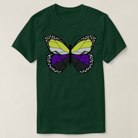 Stolz Nonbinary Butterfly T-Shirt (Design vorne)