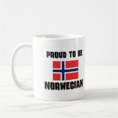 Stolz, NORWEGISCH zu sein Kaffeetasse (Links)