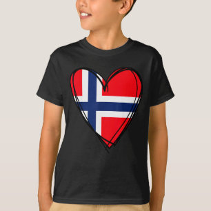 Stolz, norwegischer Vater Mutter Junge Kind cool N T-Shirt