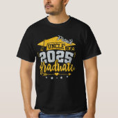 Stolz Onkel einer Klasse von 2025 Abschluss Senior T-Shirt (Vorderseite)