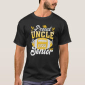 Stolz Onkel eines Fußballs Senior 2023 Abschluss C T-Shirt (Vorderseite)