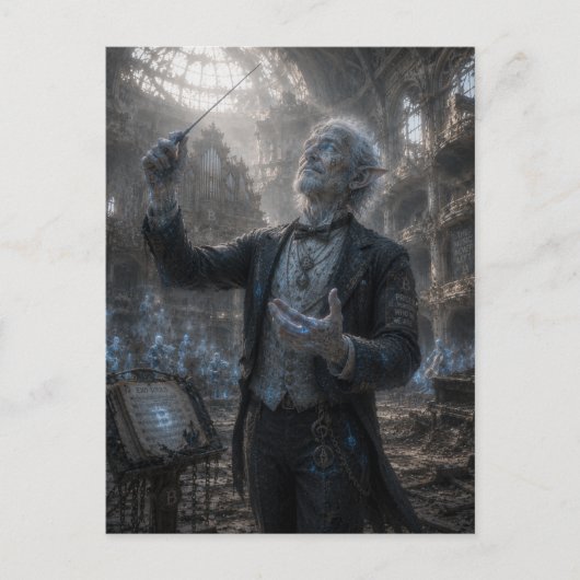 Stolz / Orchesterdirigent / Großer Konzertsaal Postkarte (Vorderseite)