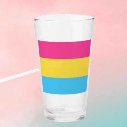 Stolz: Pansexual Pint Glass Glas