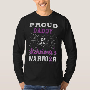 Stolz Papa eines Alzheimer's Warrier Bewusstsein T-Shirt