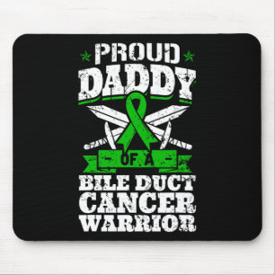 Stolz Papa eines schwachen Krebskriegers Mousepad
