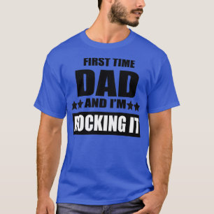 Stolz Papa zum ersten Mal rocken T-Shirt