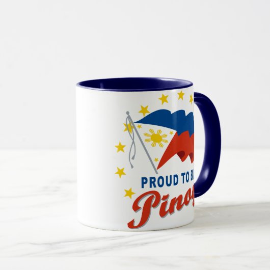 Stolz, Pinoy zu sein Tasse (VorderseiteRechts)