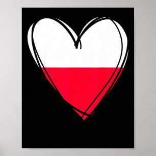 Stolz, Pole zu sein, liebe Warschau, Polenflagge H Poster