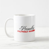 STOLZ POLITISCH FALSCH KAFFEETASSE (Links)