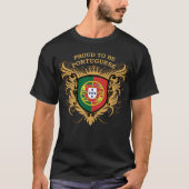 Stolz, portugiesisch zu sein T-Shirt (Vorderseite)