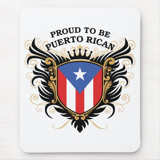 Stolz, puertorikanisch zu sein mousepad (Vorne)