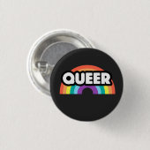 Stolz - Quee Regenbogen-Liebe ist Liebe. Button (Vorne & Hinten)