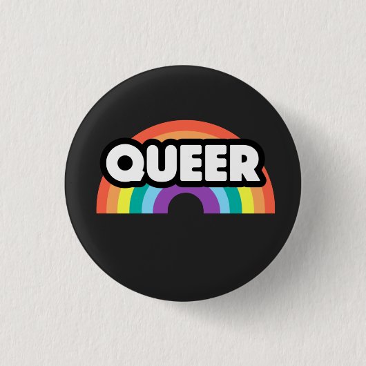 Stolz - Quee Regenbogen-Liebe ist Liebe. Button (Vorderseite)