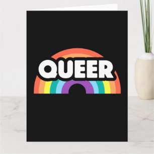 Stolz - Quee Regenbogen-Liebe ist Liebe. Karte