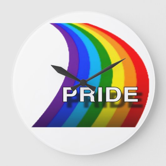 STOLZ RAINBOW #1 GROßE WANDUHR (Vorderseite)
