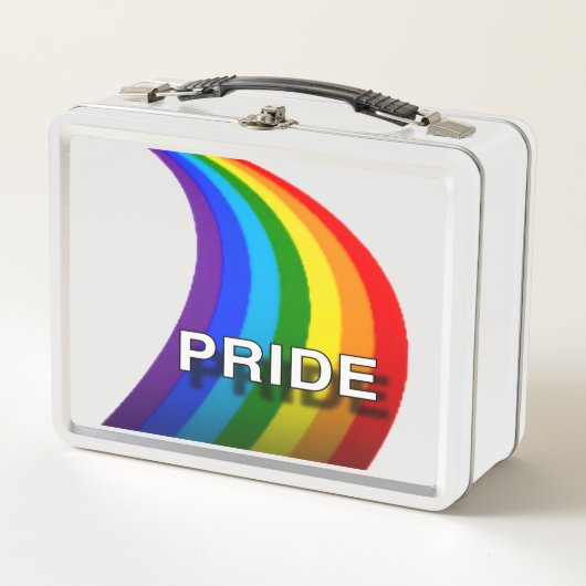 STOLZ REGENBOGEN #1 METALL BROTDOSE (Vorderseite)