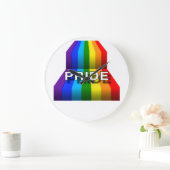 STOLZ REGENBOGEN #2 GROßE WANDUHR (Zuhause)