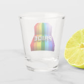 STOLZ REGENBOGEN #2 SCHNAPSGLAS (Rückseite)