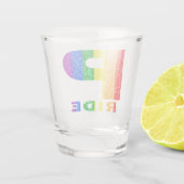STOLZ REGENBOGEN #4 SCHNAPSGLAS (Rückseite)