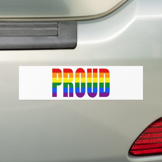 STOLZ (Regenbogen) Autoaufkleber (Auf Auto)