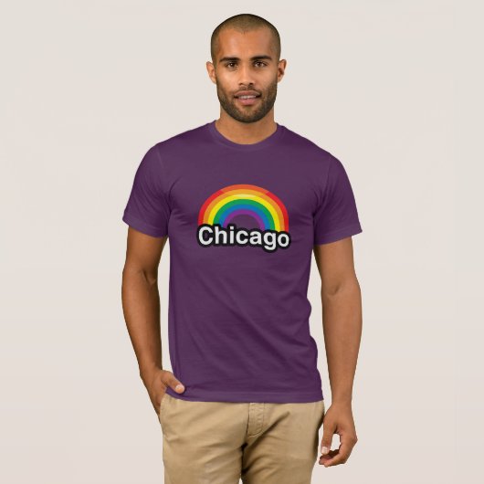 STOLZ-REGENBOGEN CHICAGOS LGBT - .PNG T-Shirt (Vorne ganz)