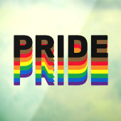 Stolz Regenbogen Diversity Inklusivität lgbtq Zoll Fensteraufkleber (Blatt 3)