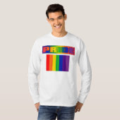 Stolz-Regenbogen-Flagge T-Shirt (Vorne ganz)
