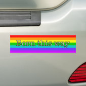 Stolz-Regenbogen - geboren auf diese Weise Autoaufkleber (Auf Auto)