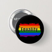 Stolz Regenbogen Gleichheit Button (Vorne & Hinten)