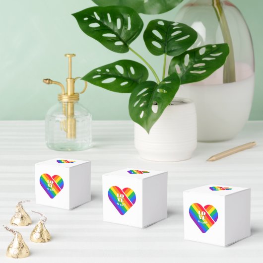 Stolz Regenbogen Herz Geschenkschachtel (Zahlreiche)