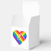 Stolz Regenbogen Herz Geschenkschachtel (Geöffnet)