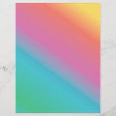 Stolz Regenbogen Herz Linien Flyer (Hinten)