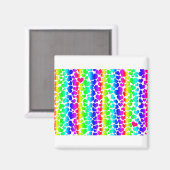 Stolz Regenbogen Herzen Magnet (Vorderseite/Rückseite)