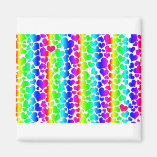 Stolz Regenbogen Herzen Magnet
