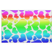 Stolz Regenbogen Herzen Stoff (Fat Quarter (45,7 x 55,9 cm))