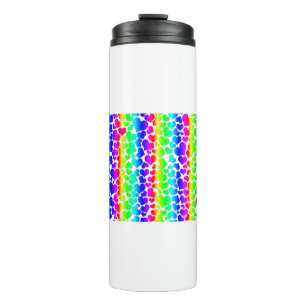 Stolz Regenbogen Herzen Thermosbecher