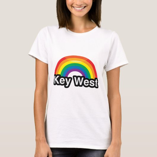 STOLZ-REGENBOGEN KEY WESTS LGBT - .PNG T-Shirt (Vorderseite)