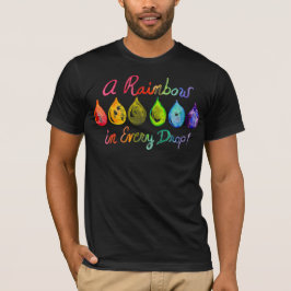 Stolz-Regenbogen-Shirtdunkelheit der wesentlichen T-Shirt